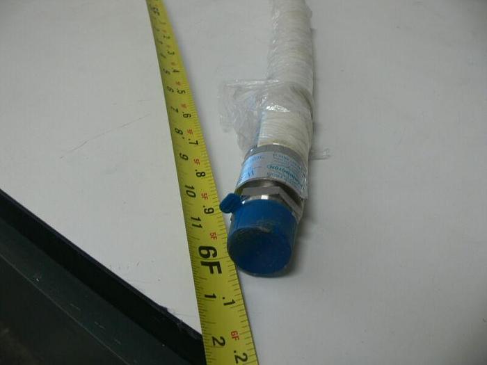 Used 72" Flexible Components hose WTLCT/SFTLW Chemfluor w/ 1" NPT Ends