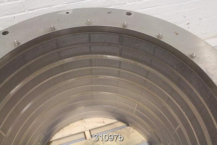 Used Voith VS20 Pressure Screen Basket, 0.010" Slots #31097