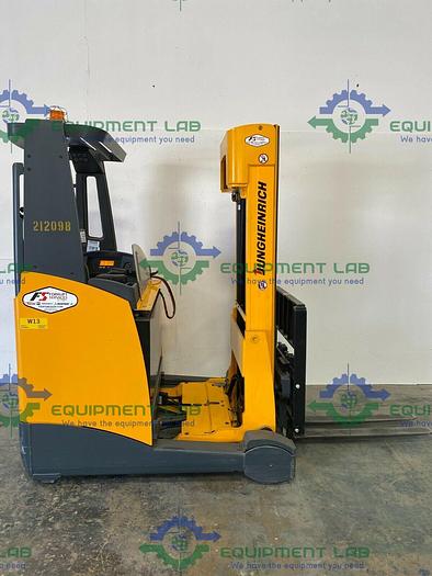 Used Jungheinrich  ETV 114 Electric Reach Truck Forklift 1150 Hours w/ Charger