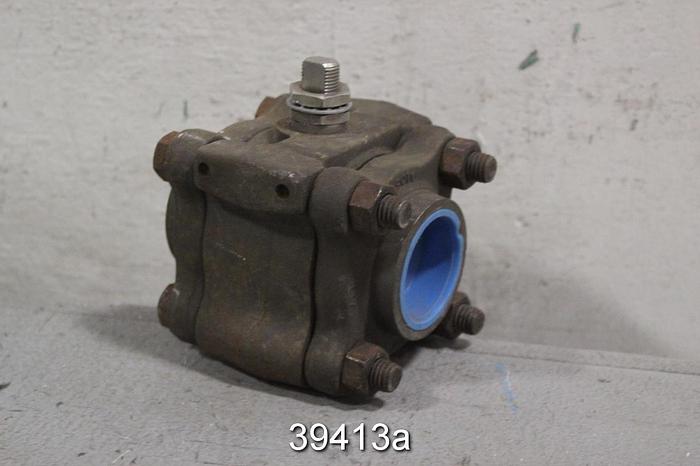 Unused Neles Jamesbury 1.5" Series 4000 Manual Ball Valve, 1 1/2 4A 2236 MT 1 #39413