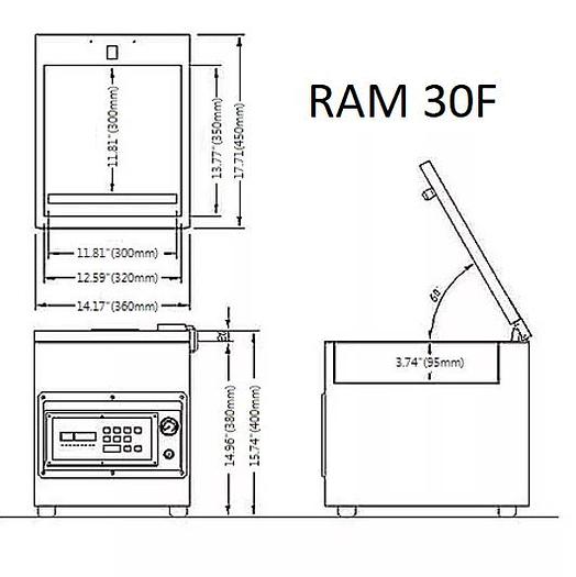RAM Model 30F Table Top Single Chamber Vacuum Packaging Machine