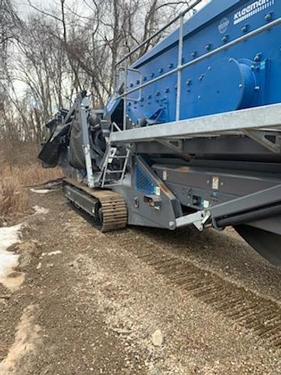 Used Kleenmann Three Deck Screener on Tracks
