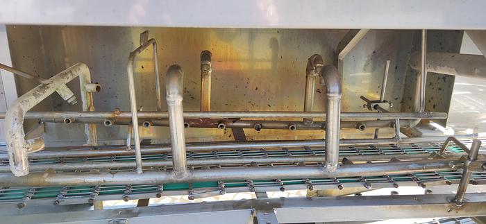 Used 2-section stainless steel washer