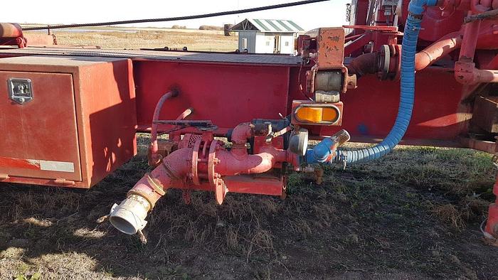 Used 1987 Pacific 4 Axle Carrier Style Oilfield Pump / Kill Truck