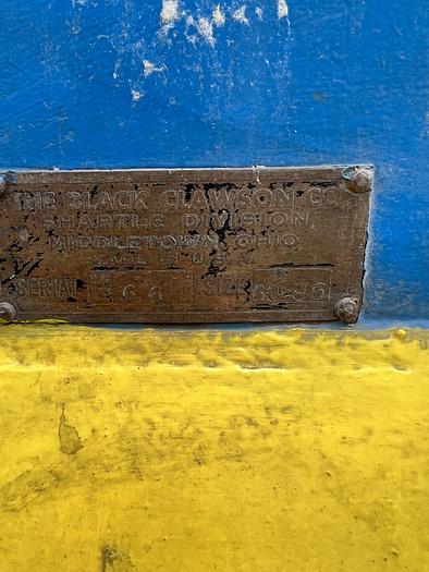 Used BLACK CLAWSON Roll Splitter, 60" Diameter, 96" Width #44453