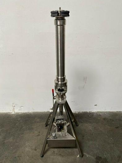 Used Prochrom HPLC Stainless Steel Preparative Chromatography Column 3.5" x 20" 100 bar 1450 PSI