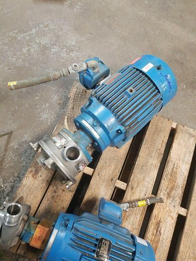 Used Reliance Electric P25G1029C, Fristam FZX250 stainless pump 2.5"
