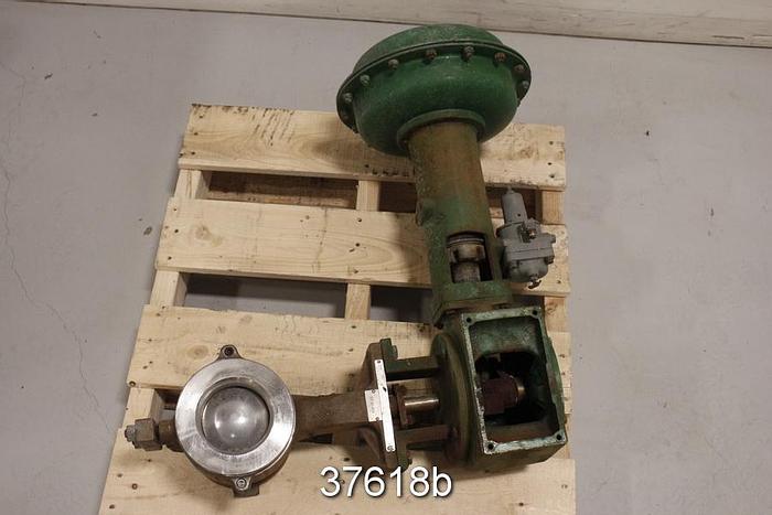 Used Fisher V-100 4" V-Ball Valve #37618