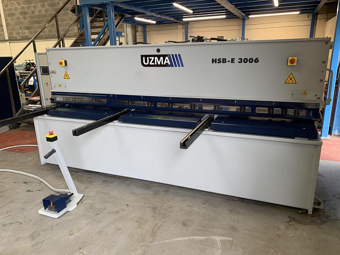 UZMA HSB Swing Beam Guillotine 6mm - 20mm cutting capacity