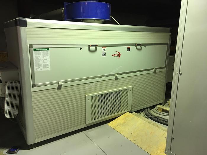 Used Cefla UV Profile Spray Line