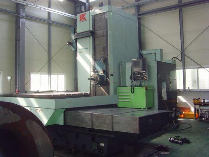5" KURAKI CNC Horizontal Boring Mill, KBT-13A, X-118", Y-78", 63" x 70" R/T, Fanuc 16M, ID17429