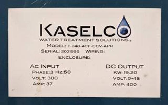 Used [RE-30]: 400A 48V Kaselco Rectifier