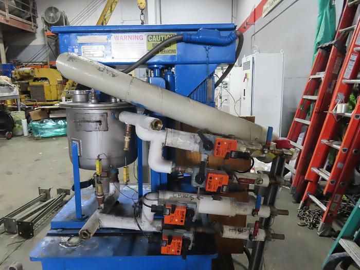 Used 2HP HOCKMEYER DISPERSER - 5 GALLON S/S TANK - VACUUM & JACKETED