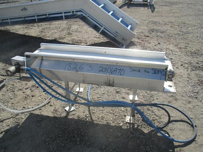 Used McKinney Fab Conveyor; 12"Wx6'L