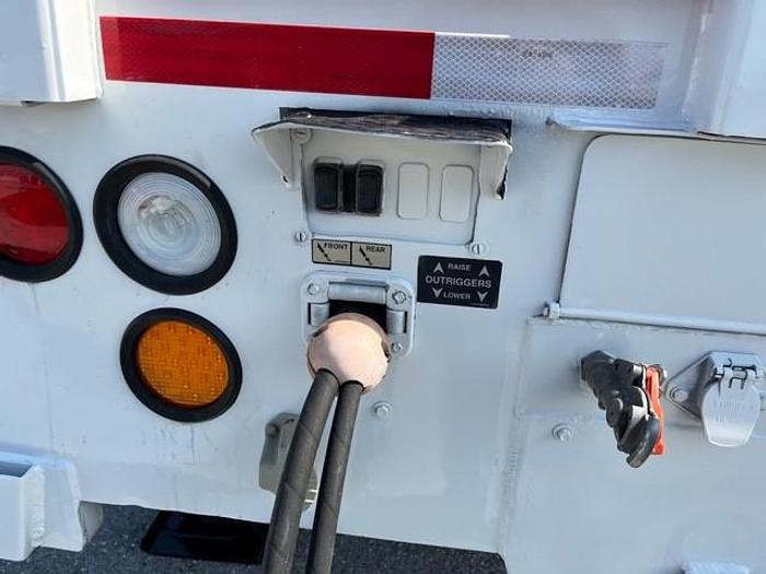 Used 2007 INTERNATIONAL 7400 65FT FLATBED BUCKET TRUCK W/ MATERIAL HANDLER