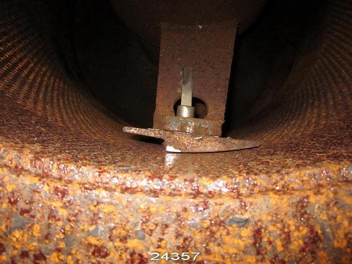 Used Ingersoll Rand HI-Q Ingersoll-Rand Hi-Q Pressure Screen, 3/8" Holes, 2-Foil Carbon Steel Rotor, Metric Fasteners, 29" Dia Carbon Steel Basket X 31" Tall, 17" Tall Drilled Section #24357