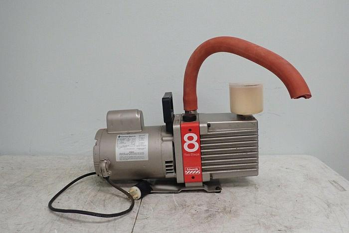 Used Edwards E2M8 Two Stage Rotary Vane High Vacuum Pump