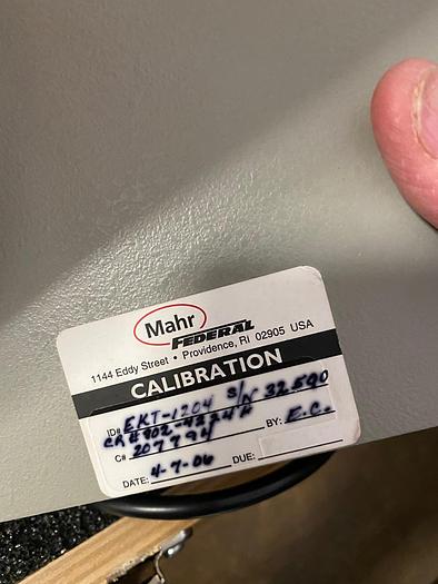 Used Mahr Federal Universal Calibrator Digital Indicator, Model: 400B-50