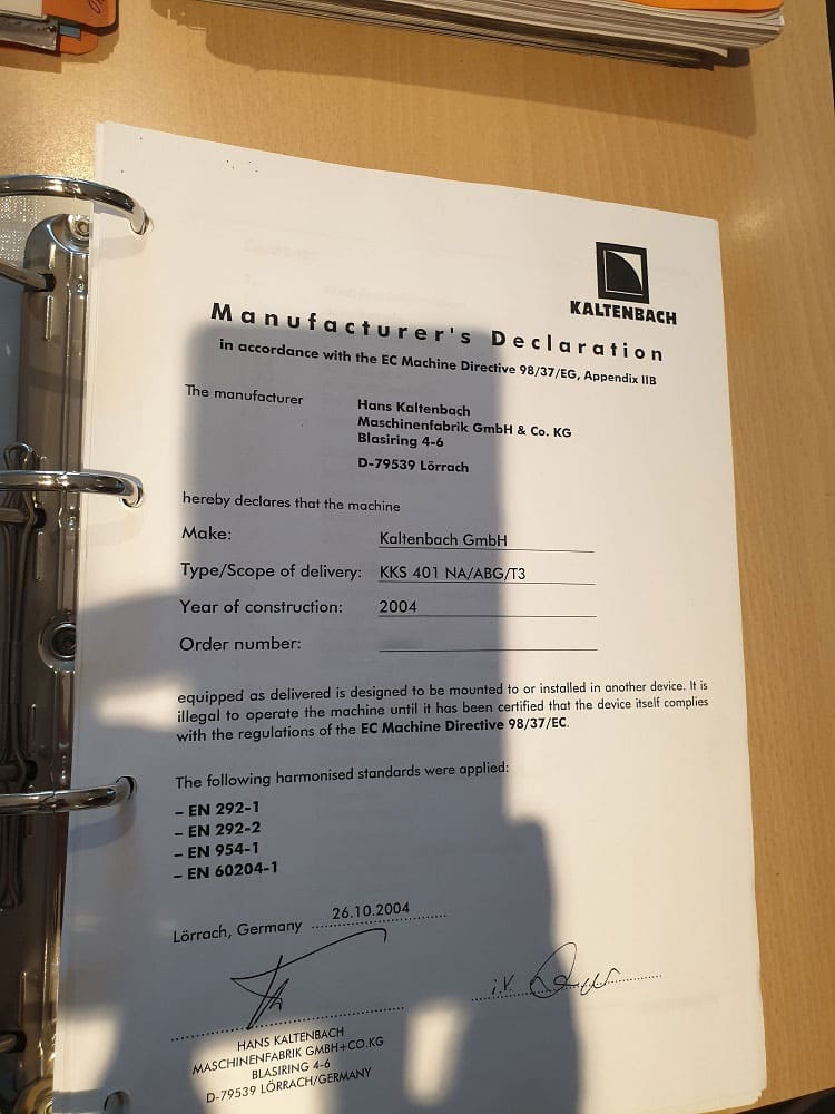 Used Kaltenbach KKS 401 NA - Saws - 2004