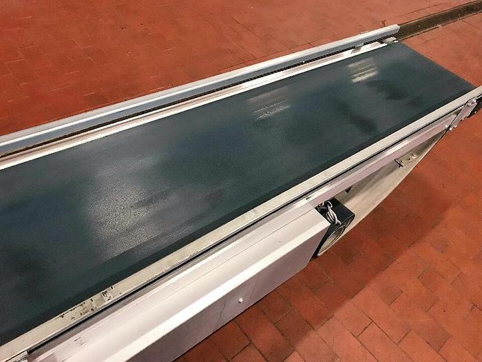 Gebraucht TRANSNORM Gurtförderer, Steigförderer, Förderband 7,18 Meter 1100