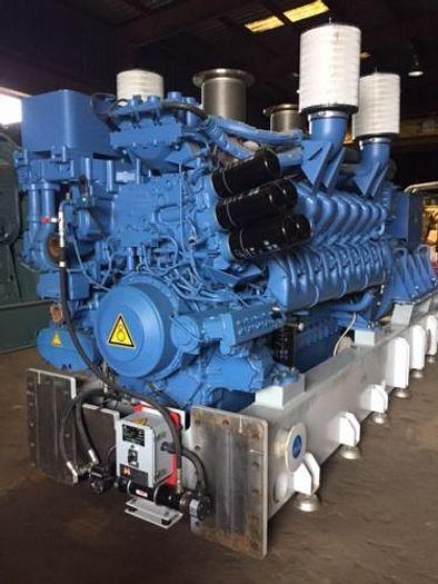 Used 2.2 MW 2008 Used MTU 16V4000G83 Diesel Generator