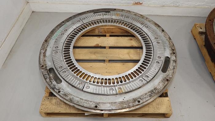 Used Beloit Jones Barracuda Rotor, Deflaking Rings, Extraction Plate & Chamber with Stuffing Box #44521