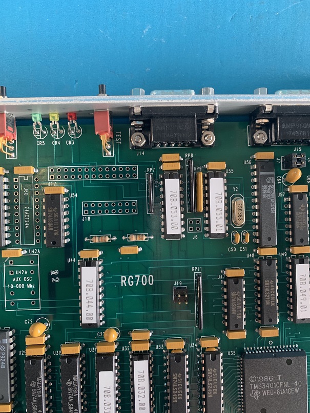 Used RGI Raster Graphics BD NO 6000700-09A Board RG-700