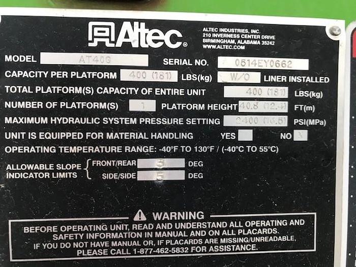 Used 2014 Ford F550 4x4 Altec AT40G 45ft Bucket Truck - C87916