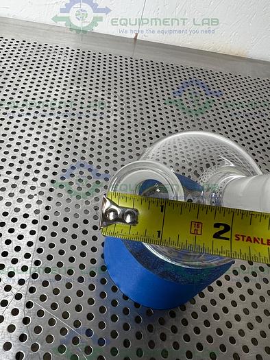 Chemglass  CG-1524-03 250mL Round Bottom Heavy Wall Flask 24/40 3-Neck Angled 20°