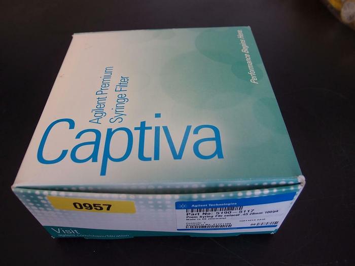 New Agilent Technologies Captiva Premium Syringe Filter P/N 51905117 0