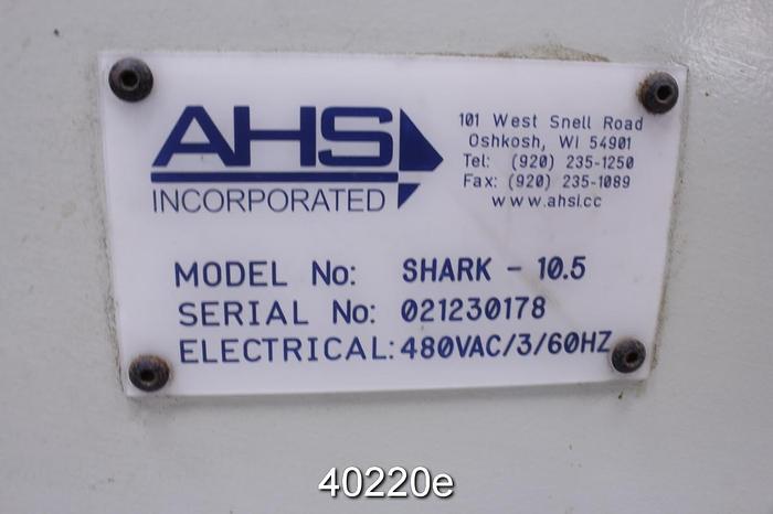 Used ASH Inc Core Cutter, 4" Mandrel, Shark - 10.5 #40220