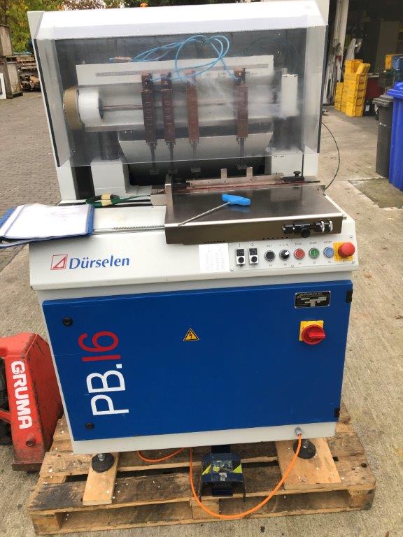 Used Dürselen Corta PB16 A multispindle paper drilling 2006
