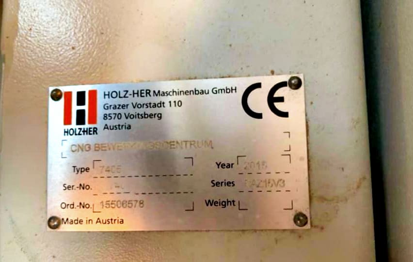 Used Holzher evolution 7405 - 2015