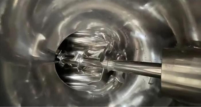 NEW 2 CU. FT. TWIN SHELL MIXER WITH INTENSIFIER BAR