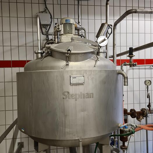 Used 1996 Stephan 500l Liquid mixing plant