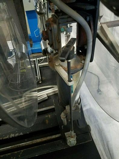 Used Rapid Motorized Double Sided Stock Reel Material Feed with control panel