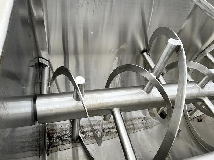 Used 250 CU. FT. RIBBON BLENDER - T316 S/S - 75 HP