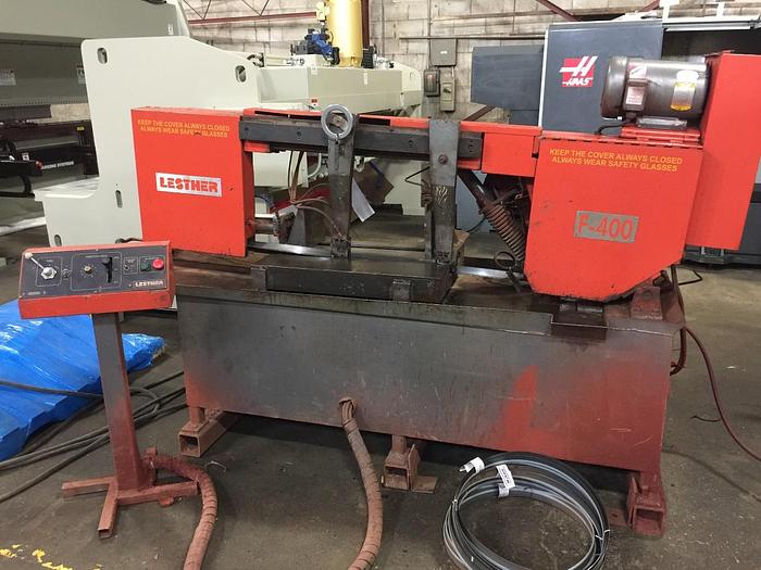 Used 16" X 18", LESTHER, HORIZONTAL BANDSAW