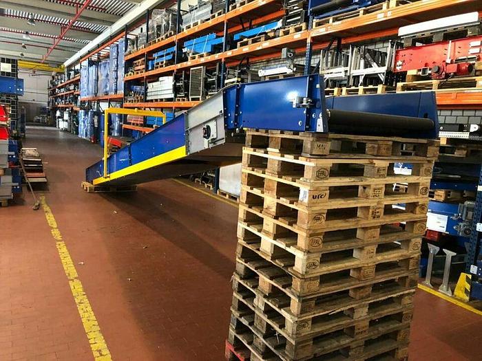 Gebraucht BUDDE Gurtförderer Förderband Steigband mit Knick