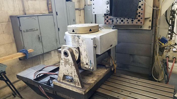 Used CNC Multi Axis Rotary Table Gimbal Multi Angle Machining 15"