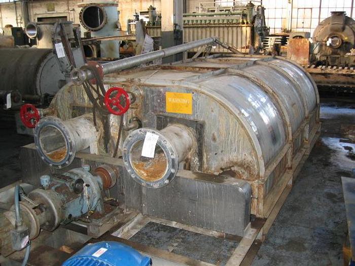 Used Fkc SHX 900 X 7000L Dewatering Screw Press, With Cyclo H-939B, 493/1 Ratio Gear Reducer, 30Bk Variator, 22Kw, 1170 Rpm Motor #18671