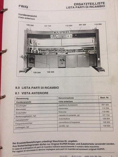 Used Kuper FW/Q 3600