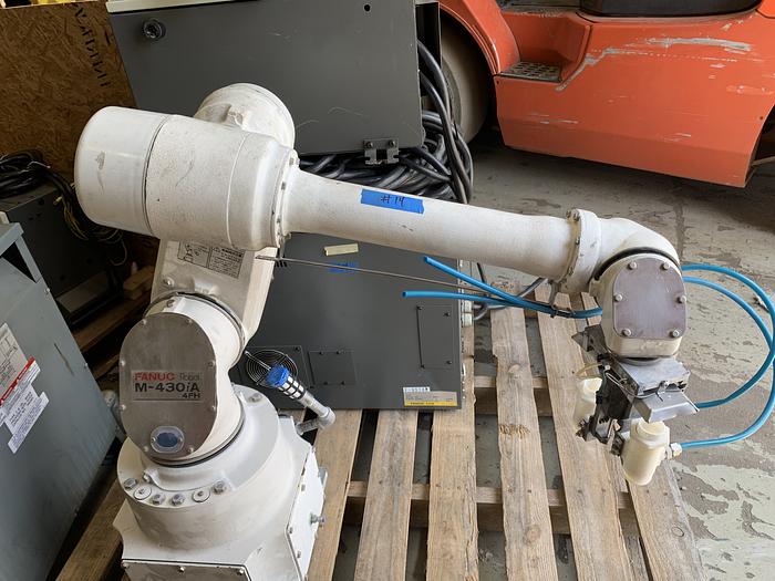 Used FANUC M430iA/4FH 5 AXIS CNC ROBOT WITH R30iA CONTROLLER