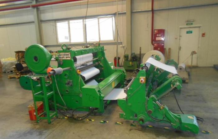 Used SLITTER REWINDER “OFFICINA MECCANICA DEL MAGLIO” Mod. AZ 3