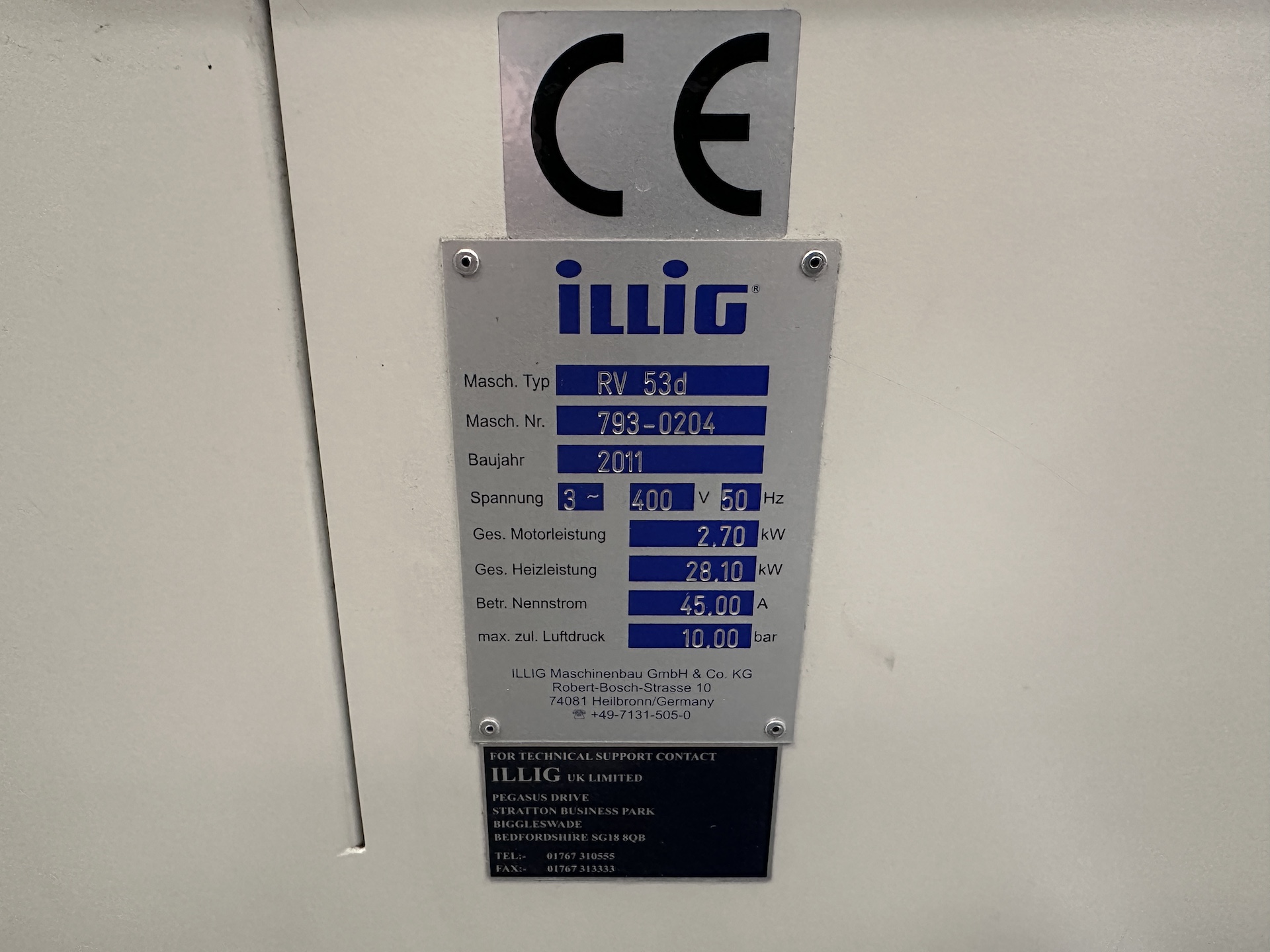 Used 2011 Illig RV 53d