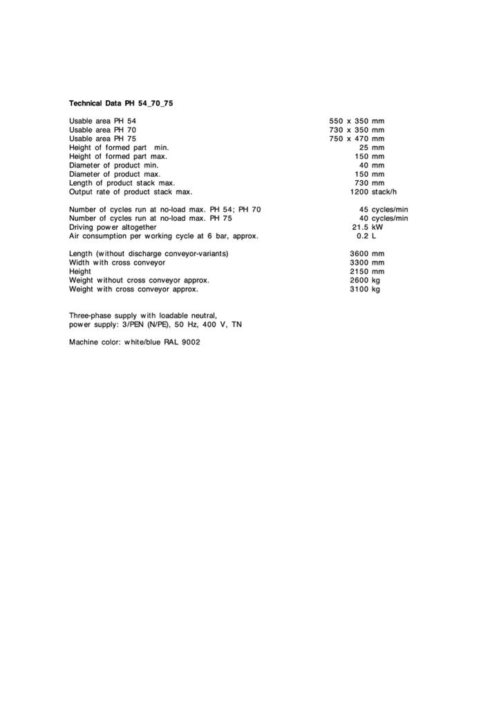 Used 2013 Illig RDM 75K with PH Stacker