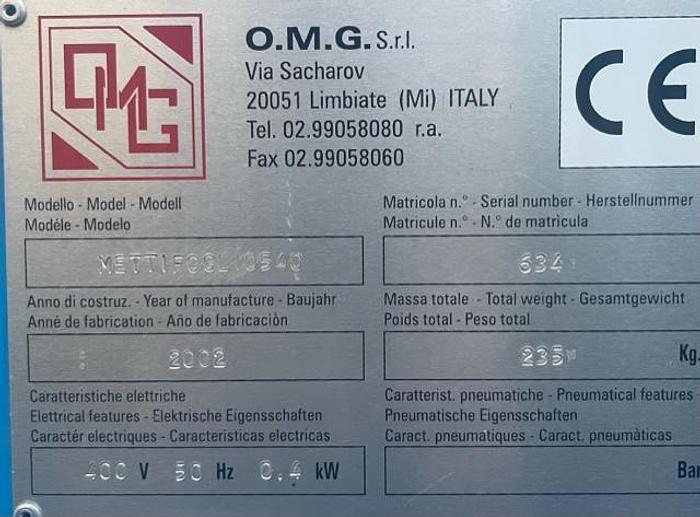 Used O.M.G METTIFOGLIO Independent section feeder (Rotary)