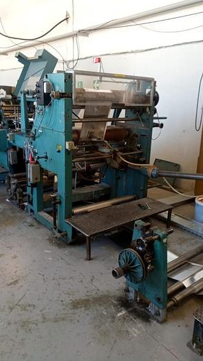 Used HOLWEG WEBER MODEL RS 21 PAPER BAG MACHINE WITH 4 COLOR PRINTER