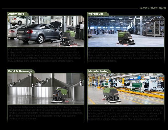 MID-SIZE WALK-BEHIND FLOOR SCRUBBER RENTAL