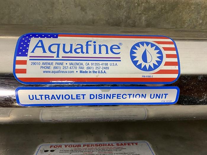 Used 2010 Aquafine UV Disinfection Unit